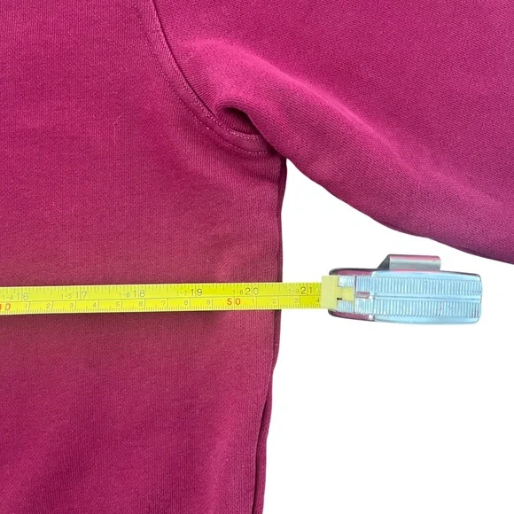 Lacoste Long Sleeve Sweater Mens M Burgundy Red Croc Crewneck Pullover Preppy - Picture 10 of 11